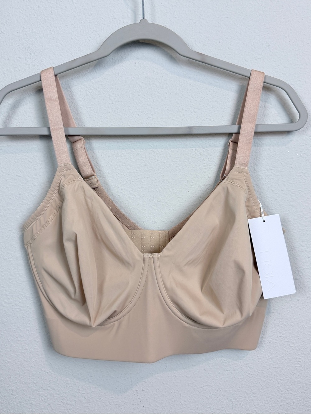 Hsia Smooth Nude Full-Coverage Minimizer T-Shirt Bra 36G NWT